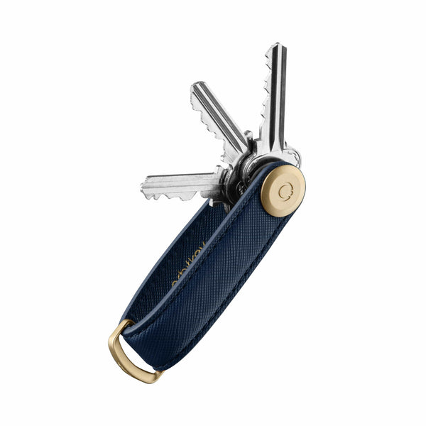 Orbitkey Keyholder Oxford Navy Orbitkey Saffiano Leather