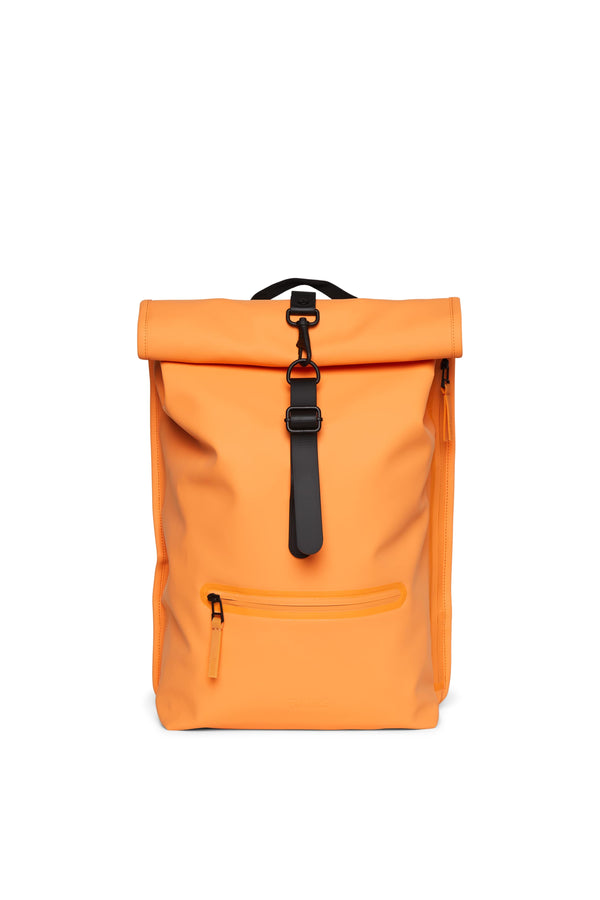 Rains Backpack 61 orange Rains Rolltop Rucksack
