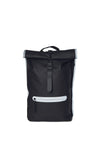 Rains Backpack 70 Black Reflective Rains Rolltop Rucksack Reflective