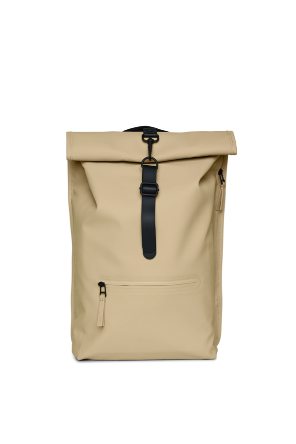 Rains Backpack Sand Rains Rolltop Rucksack