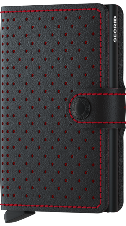 Secrid Wallet Black Red Secrid Miniwallet Perforated