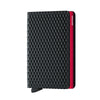 Secrid Wallet Black Red Secrid Slimwallet Cubic Black