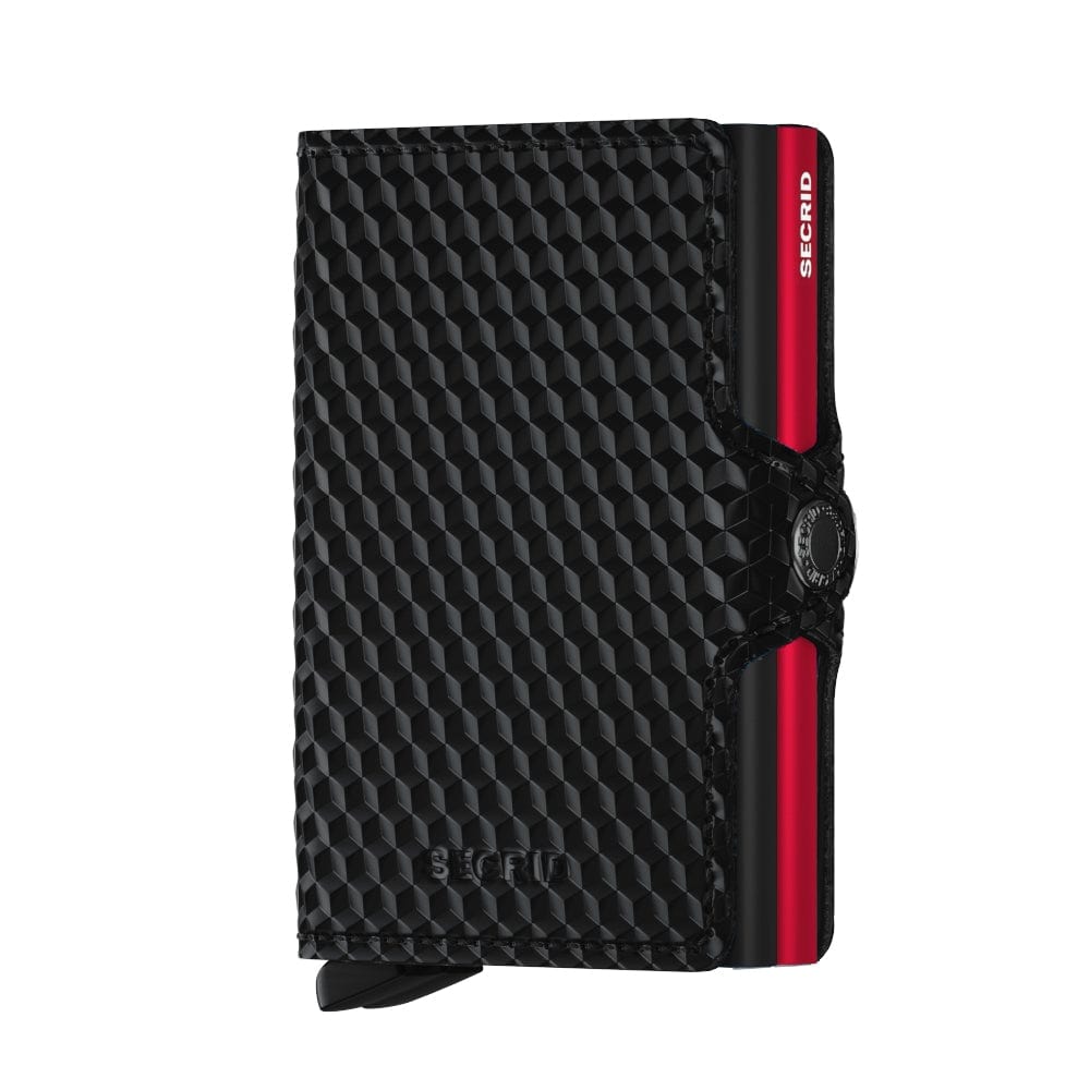 Secrid Wallet Black Red Secrid Twinwallet Cubic Black Blue