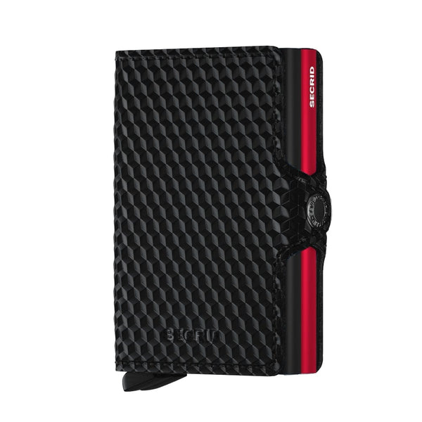 Secrid Wallet Black Red Secrid Twinwallet Cubic Black Blue