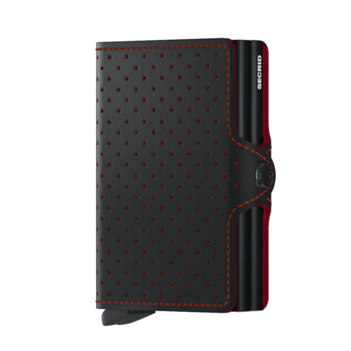 Secrid Wallet Black Red Secrid Twinwallet Perforated