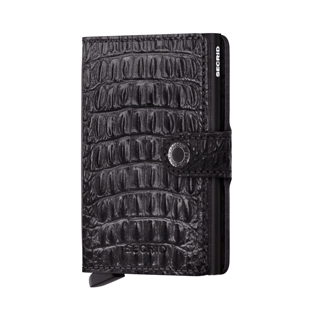 Secrid Wallet Black Secrid Miniwallet Nile Leather