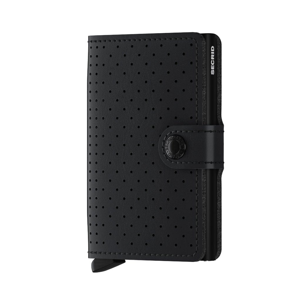 Secrid Wallet Black Secrid Miniwallet Perforated