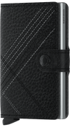 Secrid Wallet Black Secrid Miniwallet Stitch Linea