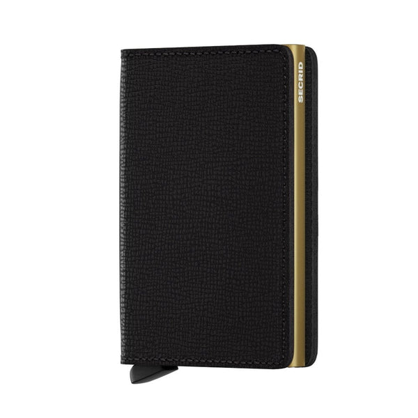 Secrid Wallet Black Secrid Slimwallet Crisple Leather