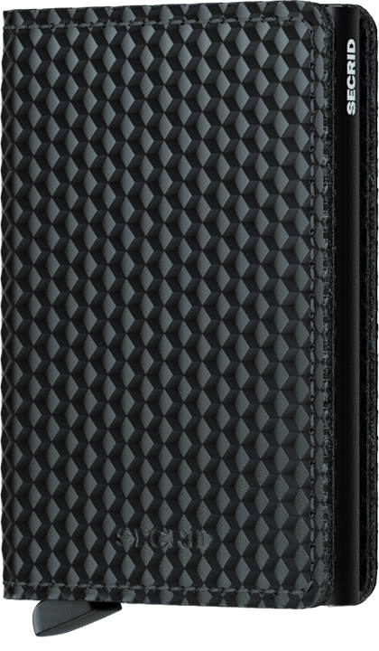 Secrid Wallet Black Secrid Slimwallet Cubic Black