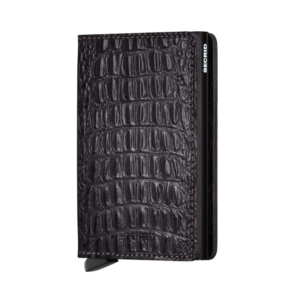 Secrid Wallet Black Secrid Slimwallet Nile Leather