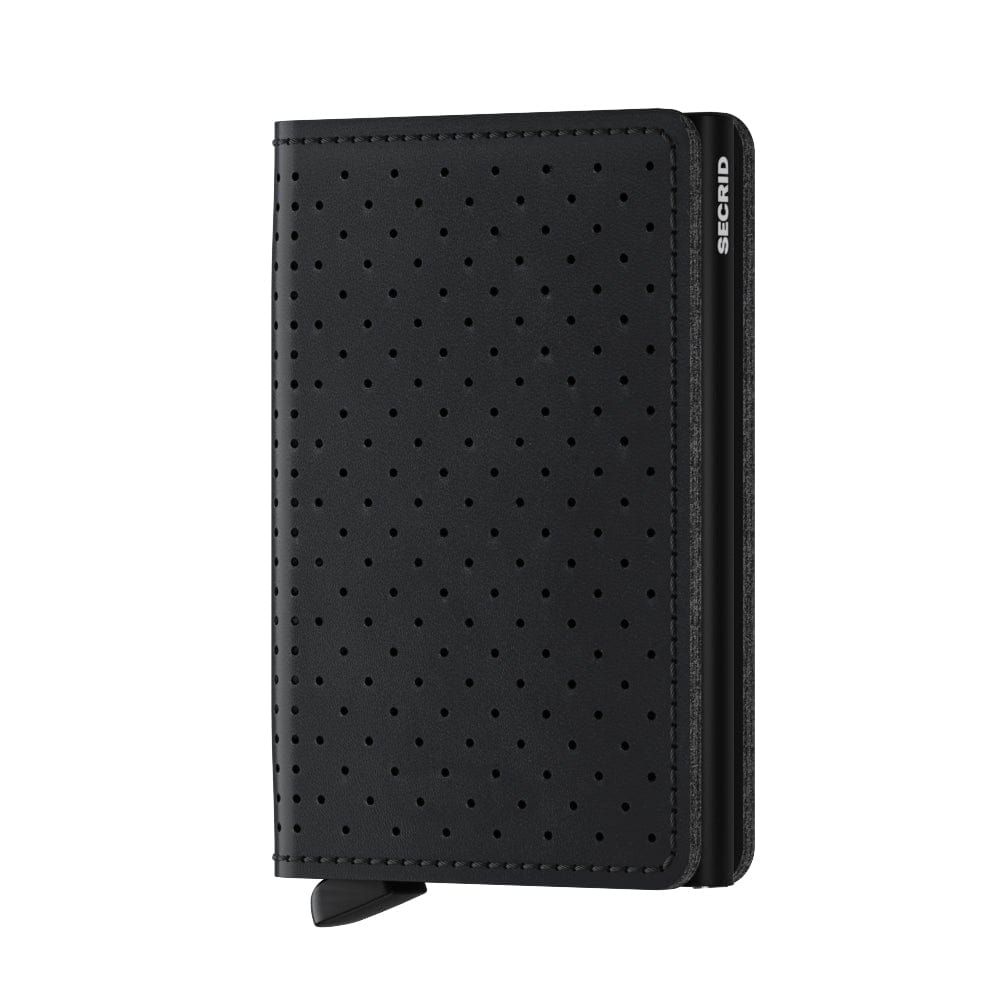 Secrid Wallet Black Secrid Slimwallet Perforated