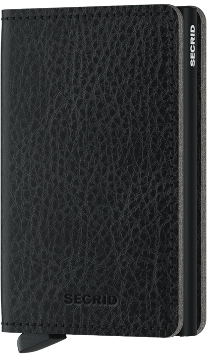 Secrid Wallet Black Secrid Slimwallet Veg Leather