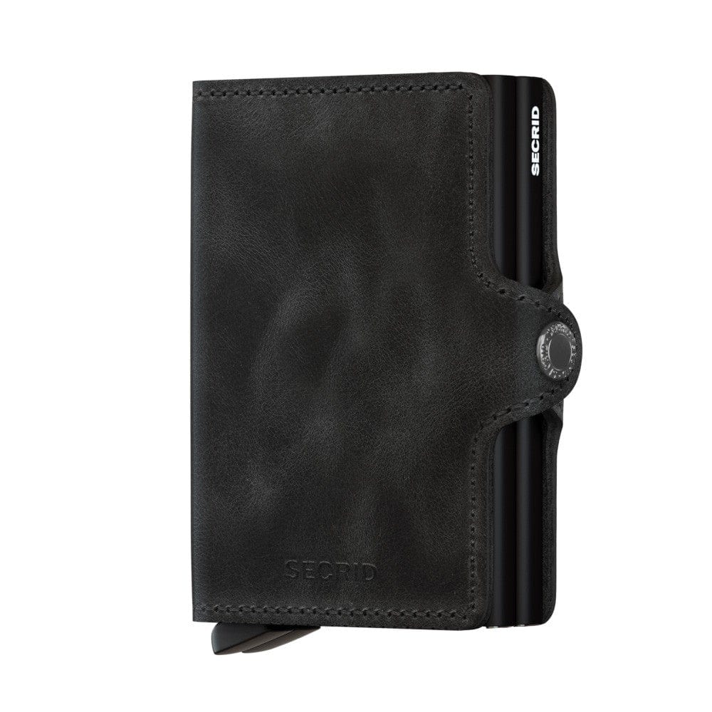 Secrid Wallet Black Secrid Twin Wallet Vintage Leather