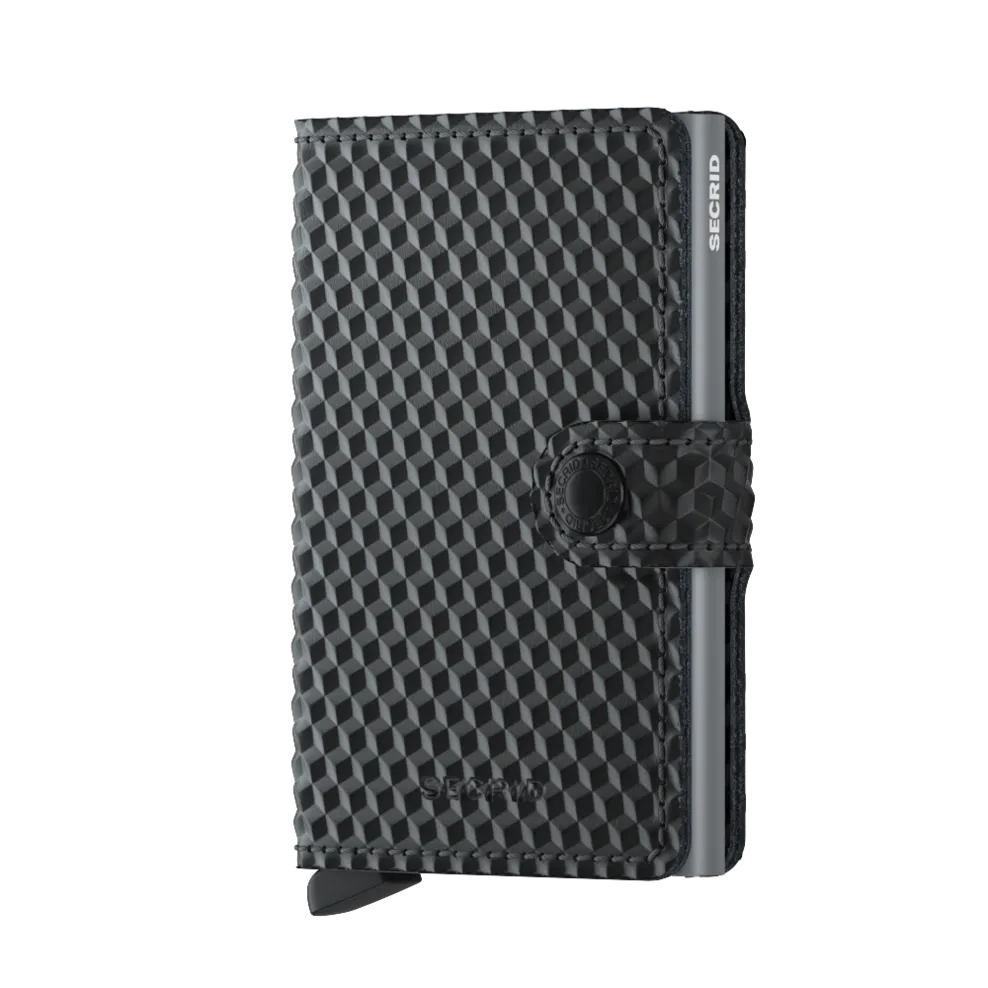 Secrid Wallet Black Titanium Secrid Miniwallet Cubic