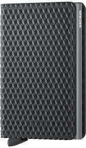 Secrid Wallet Black Titanium Secrid Slimwallet Cubic Black