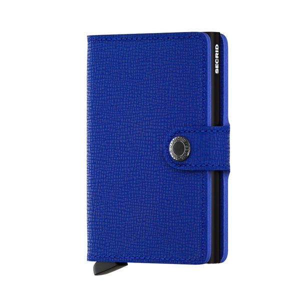 Secrid Wallet Blue-Black Secrid Miniwallet Crisple Leather
