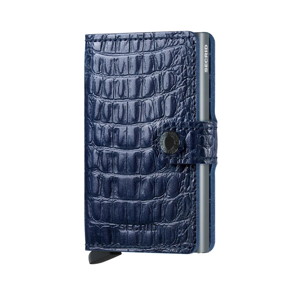 Secrid Wallet Blue Secrid Miniwallet Nile Leather