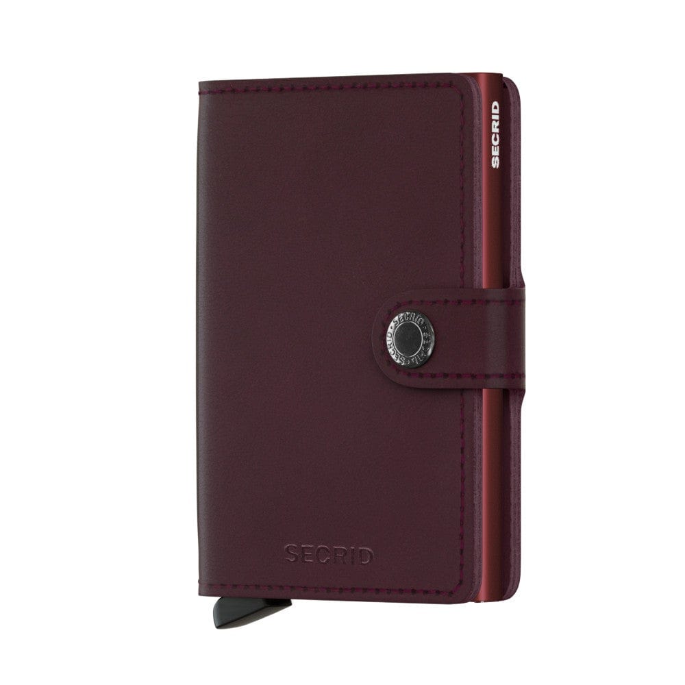 Secrid Wallet Bordeaux Secrid Miniwallet Original Leather