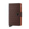 Secrid Wallet Brown Orange Secrid Miniwallet Optical
