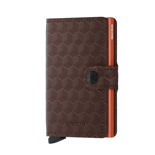 Secrid Wallet Brown Orange Secrid Miniwallet Optical