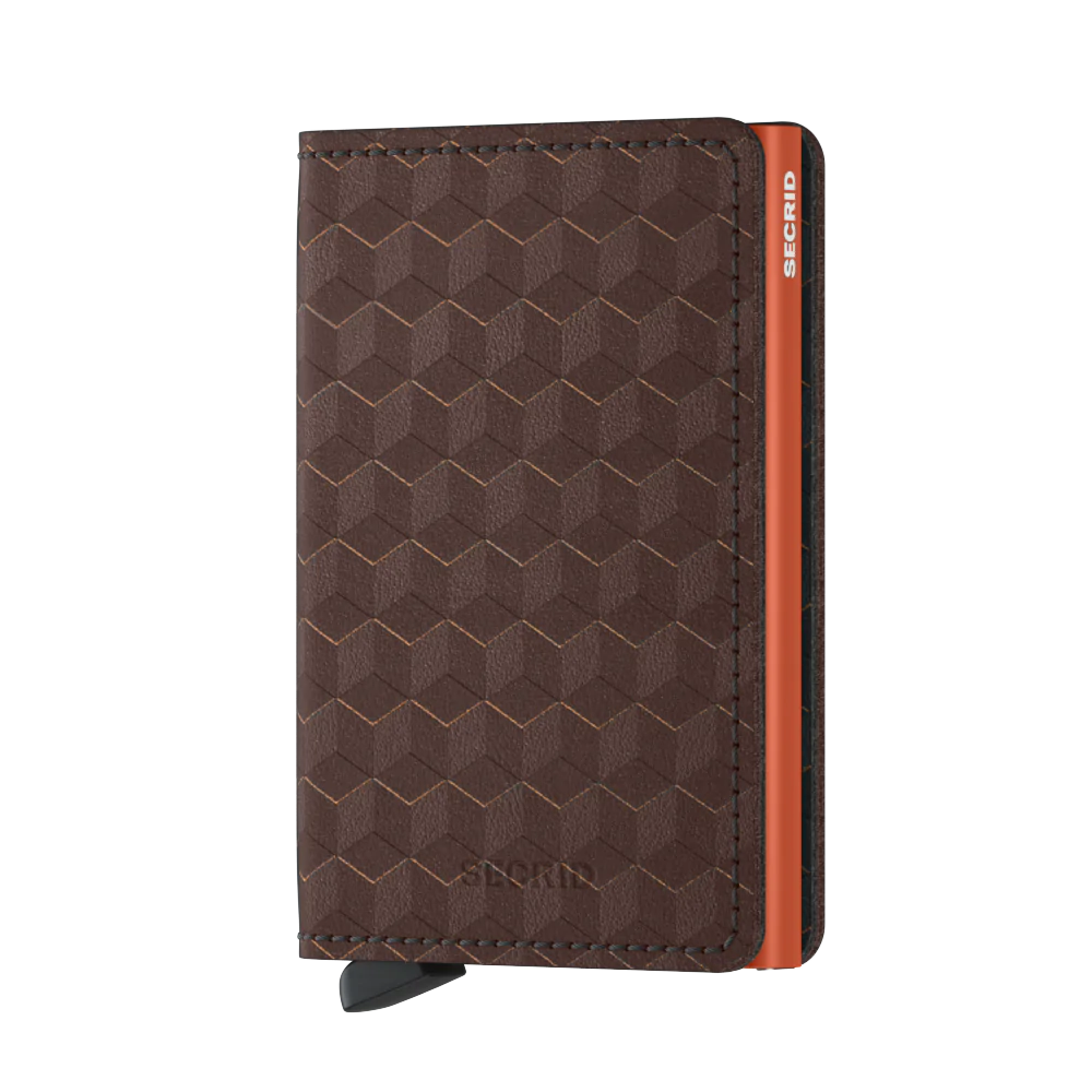 Secrid Wallet Brown Orange Secrid Slimwallet Optical