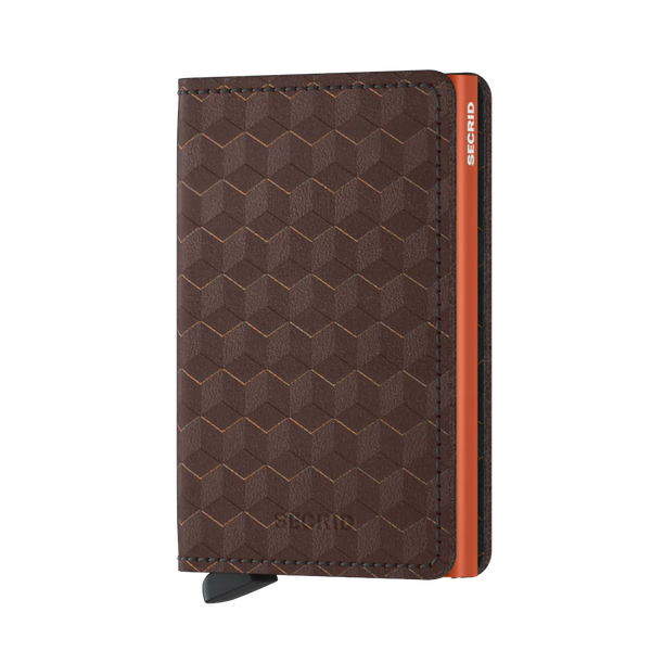 Secrid Wallet Brown Orange Secrid Slimwallet Optical