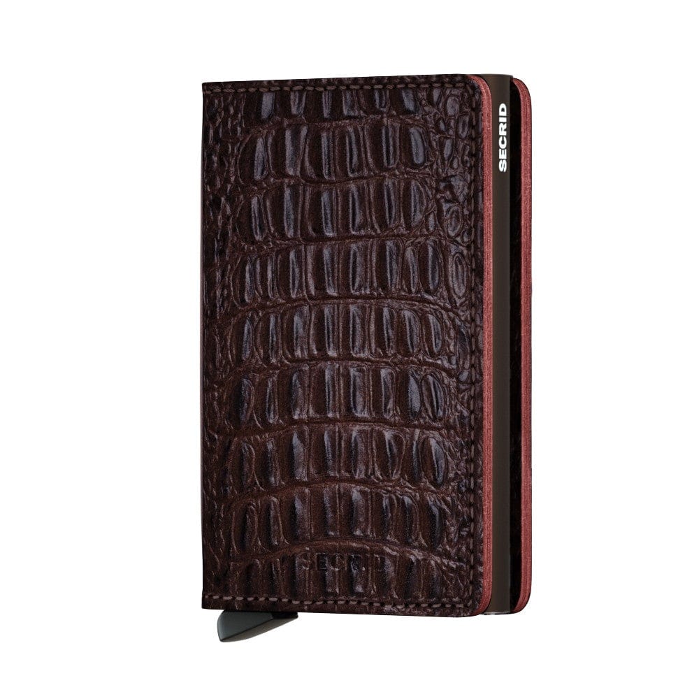 Secrid Wallet Brown Secrid Slimwallet Nile Leather