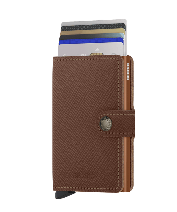 Secrid Wallet Caramel Secrid Miniwallet Saffiano