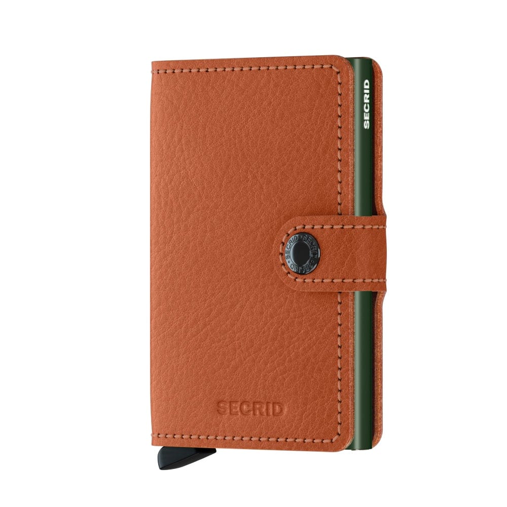 Secrid Wallet Caramello Green Secrid Miniwallet Vegetable Tanned Leather