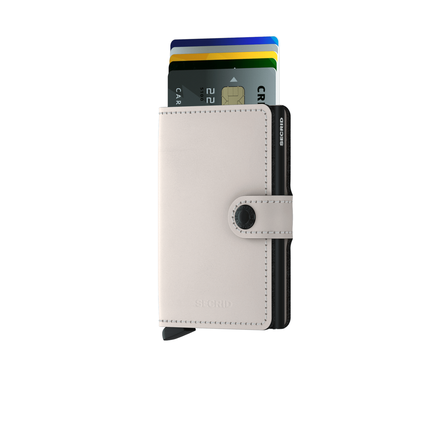 Secrid Wallet Chalk Secrid Miniwallet Matte Leather