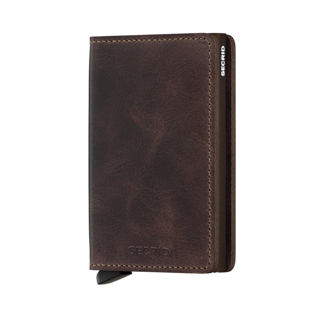 Secrid Wallet Chocolate Secrid Slimwallet Vintage Leather