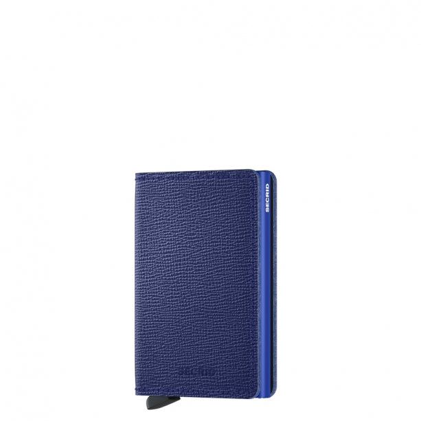 Secrid Wallet Cobalt Secrid Slimwallet Crisple Leather