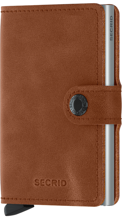 Secrid Wallet Cognac Rust Secrid Miniwallet Vintage Leather