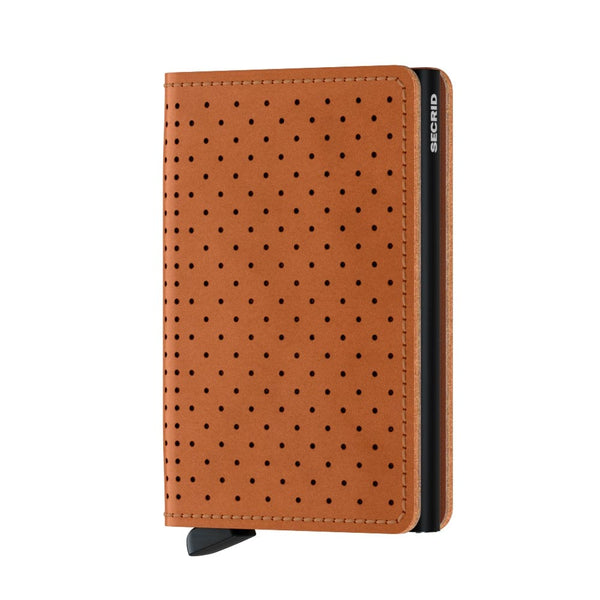 Secrid Wallet Cognac Secrid Slimwallet Perforated