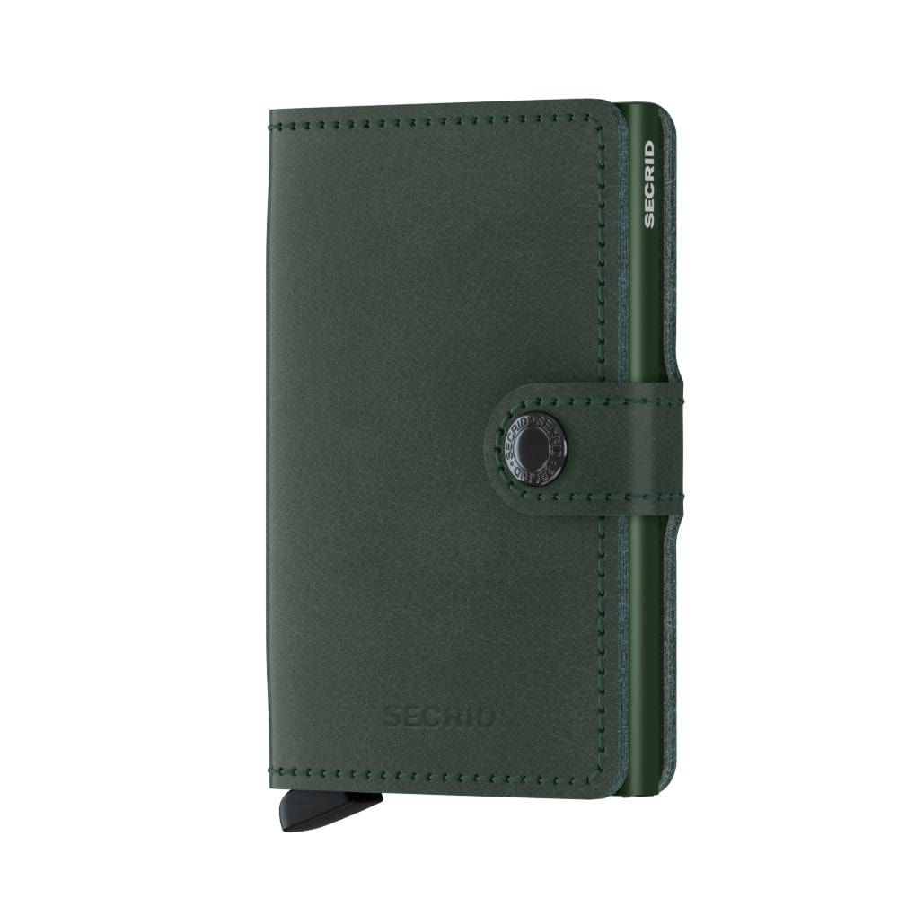 Secrid Wallet Green Secrid Miniwallet Original Leather