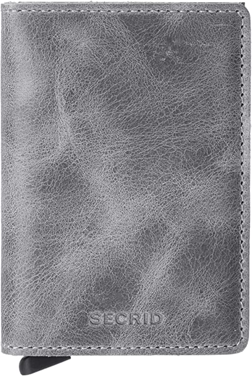 Secrid Wallet Grey-Black Secrid Twin Wallet Vintage Leather
