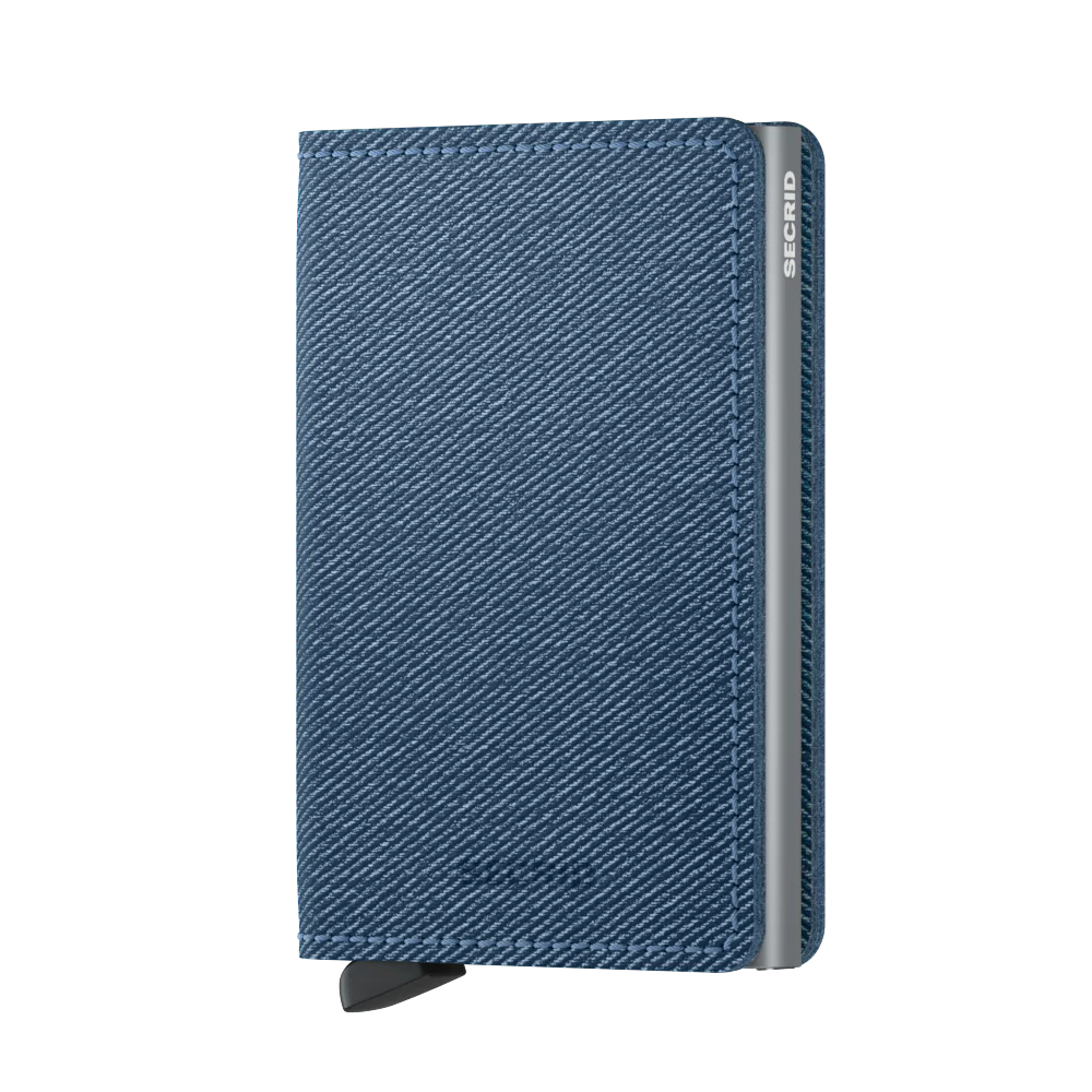 Secrid Wallet Jeans Blue Secrid Slimwallet Twist Grey