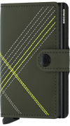 Secrid Wallet Linea Lime Secrid Miniwallet Matte Stitch Linea