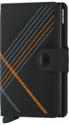 Secrid Wallet Linea Orange Secrid Miniwallet Matte Stitch Linea