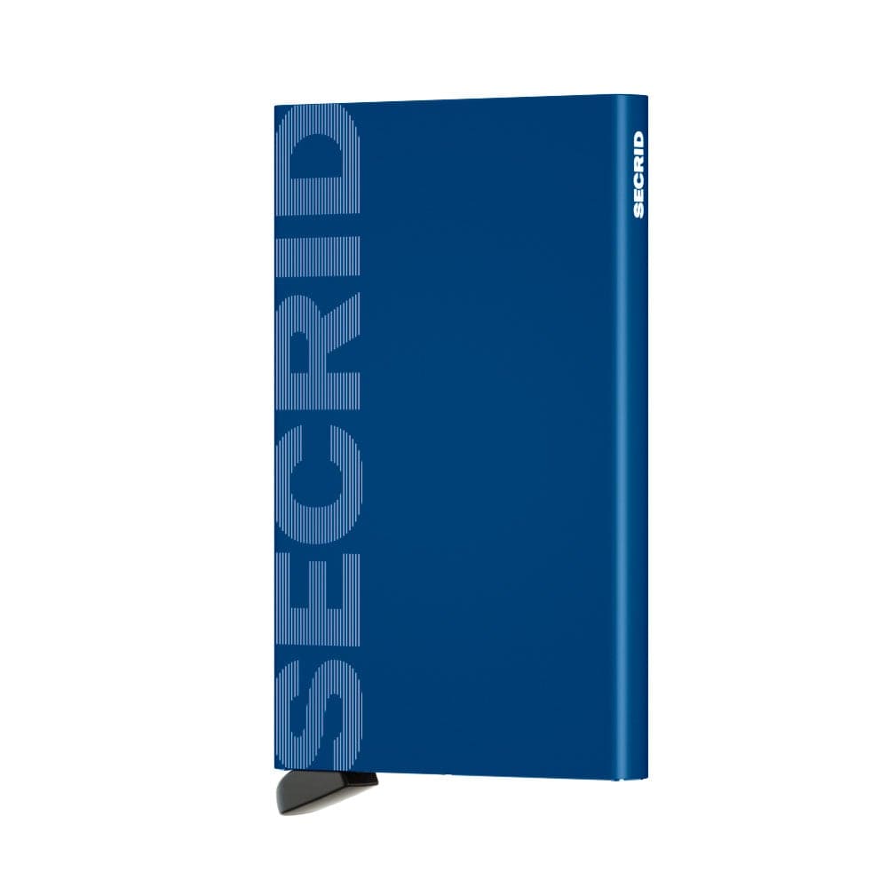 Secrid Wallet Logo Blue Secrid Card Protector Laser