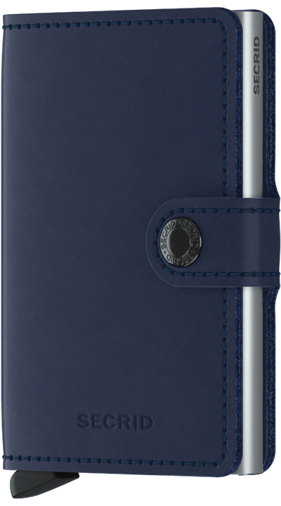 Secrid Wallet Navy Secrid Miniwallet Original Leather