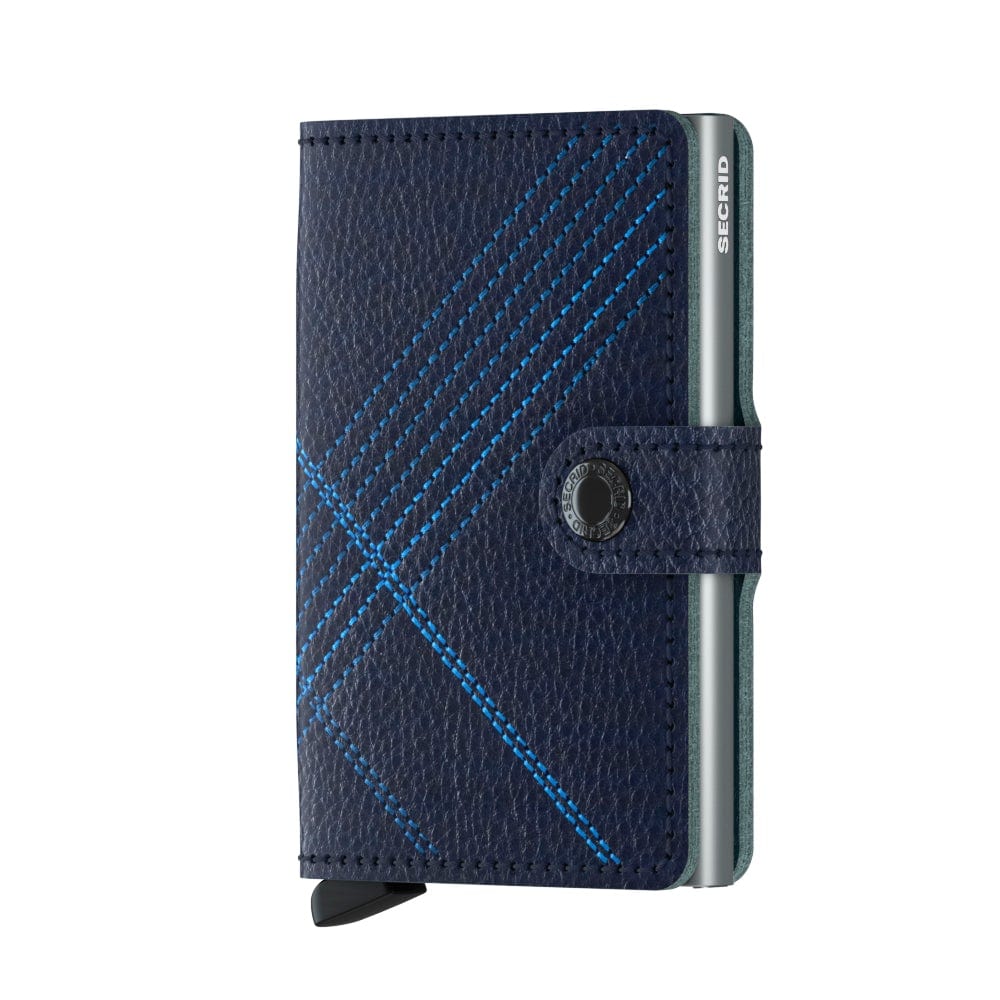 Secrid Wallet Navy Secrid Miniwallet Stitch Linea