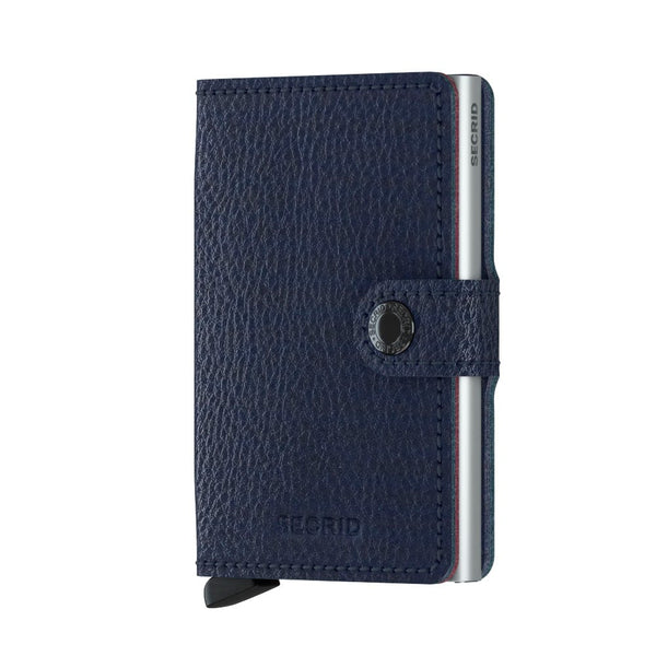 Secrid Wallet Navy Secrid Miniwallet Vegetable Tanned Leather
