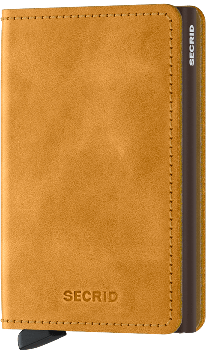 Secrid Wallet Ochre Secrid Slimwallet Vintage Leather