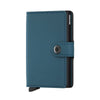 Secrid Wallet Petrol Secrid Miniwallet Matte Leather