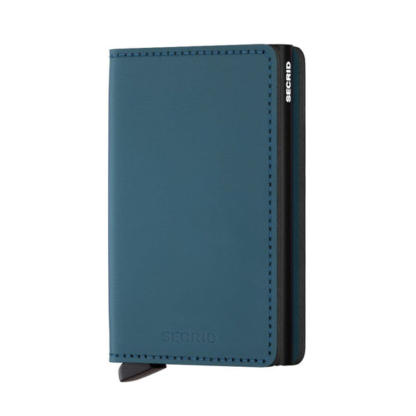 Secrid Wallet Petrol Secrid Slimwallet Matte Leather