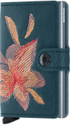Secrid Wallet Petrolio Secrid Miniwallet Stitch Magnolia