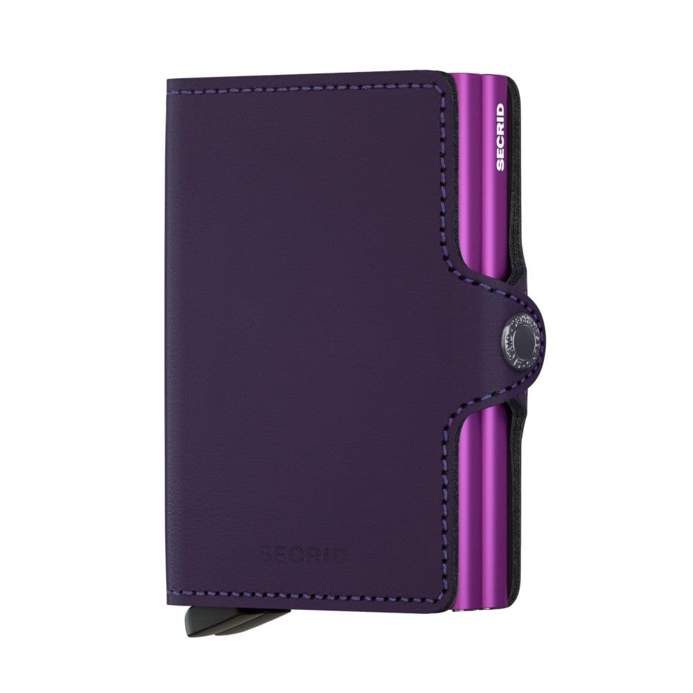 Secrid Wallet Purple Secrid Twin Wallet Matte Leather