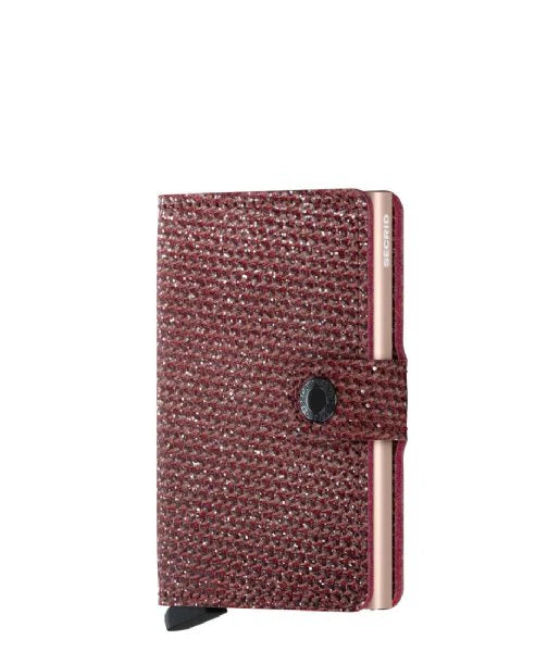 Secrid Wallet Red Secrid Miniwallet Sparkle